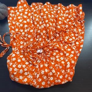 Orange Romper